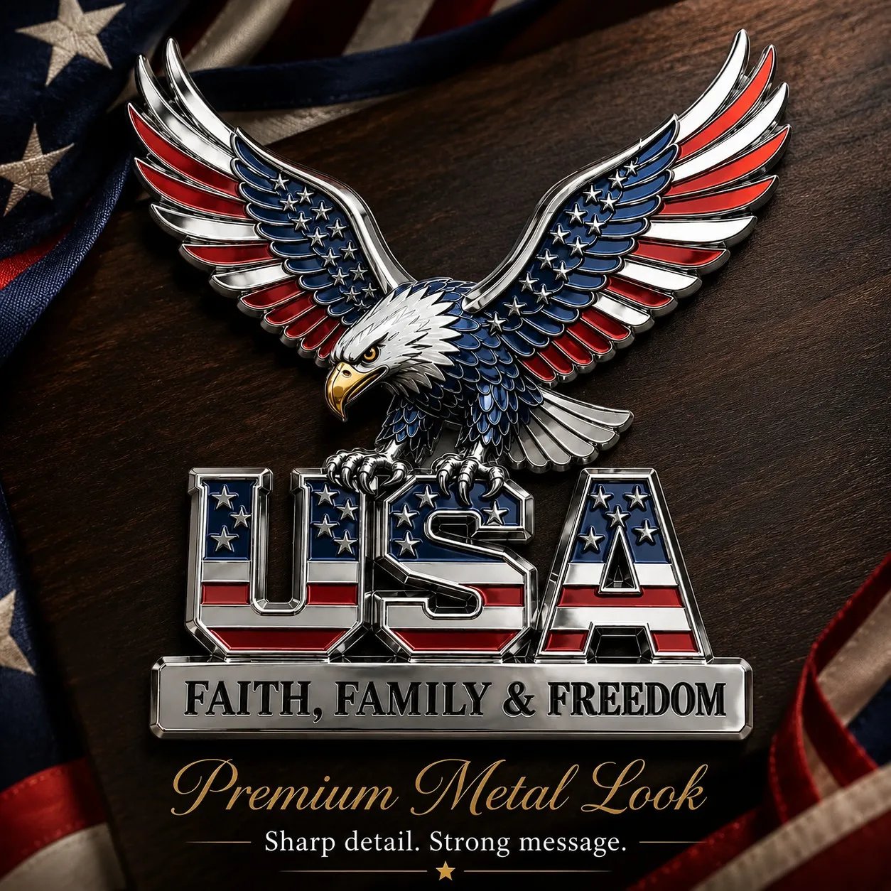 250th Anniversary Faith, Family & Freedom Emblem