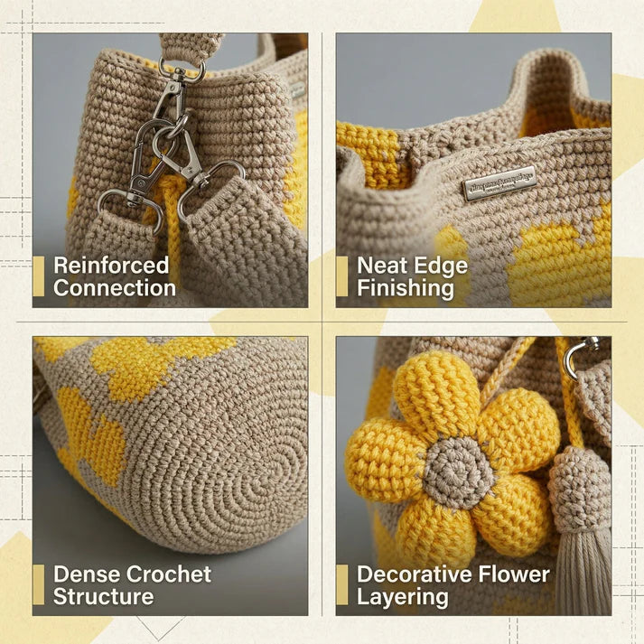 Flower Crochet Bag