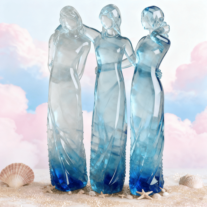 Sisters by My Side, Celebrates Friendships Three Sisters Sculpture