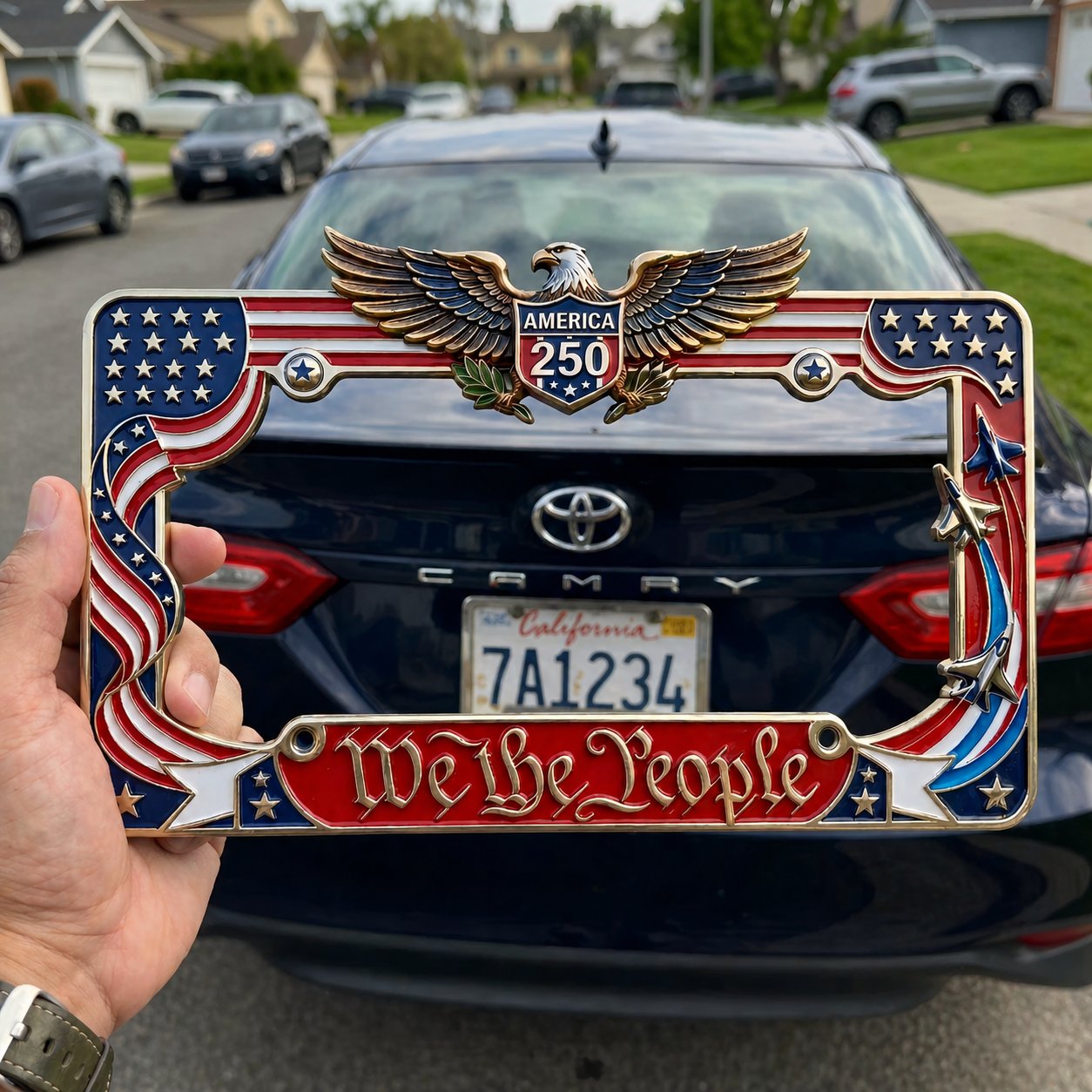 250th Anniversary Commemorative License Plate Frame