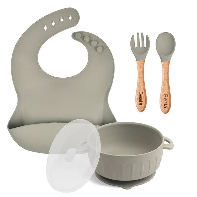 Baby Silicone Feeding Tableware Set