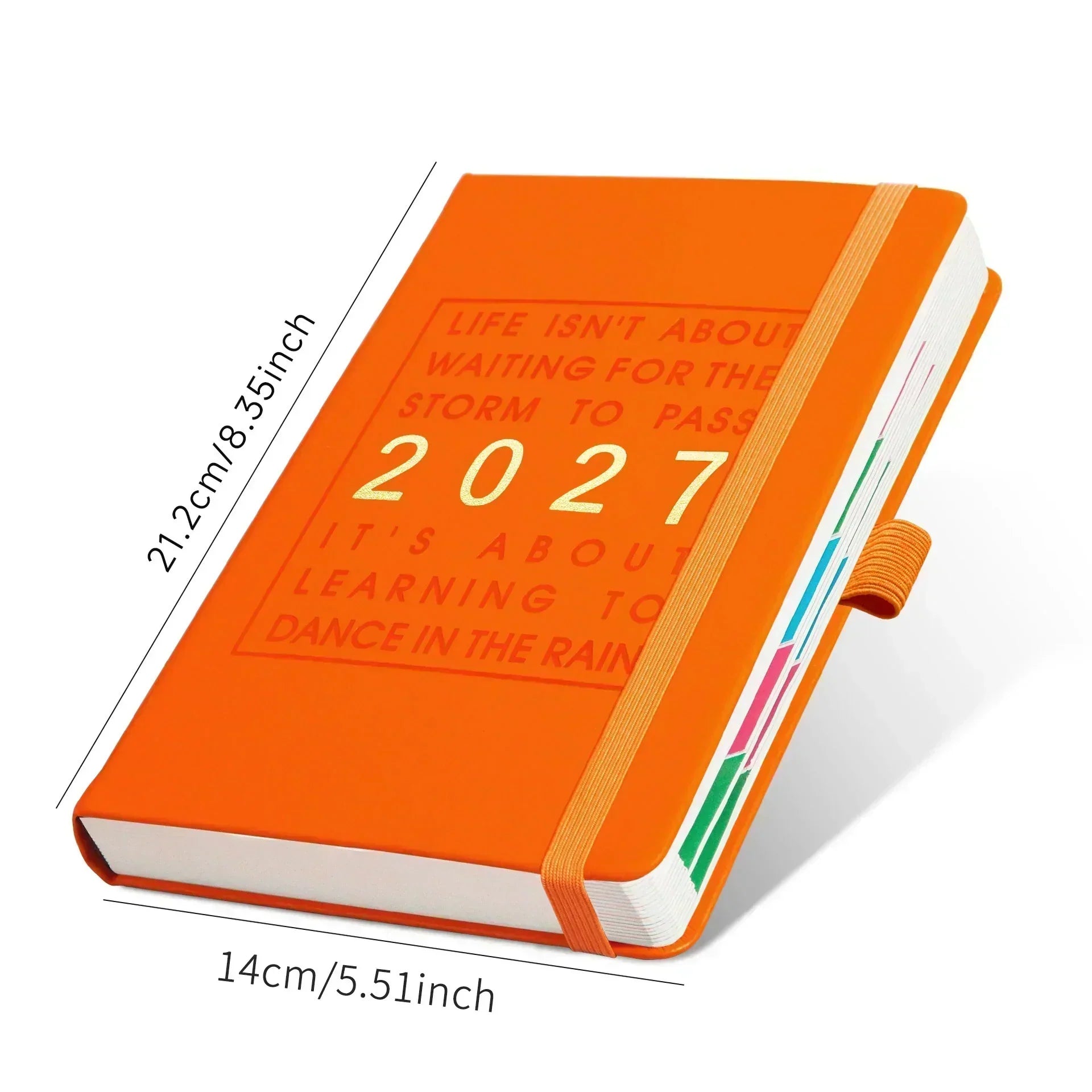 2027 Daily Planner Notebook A5 – Dated One Day Per Page Journal