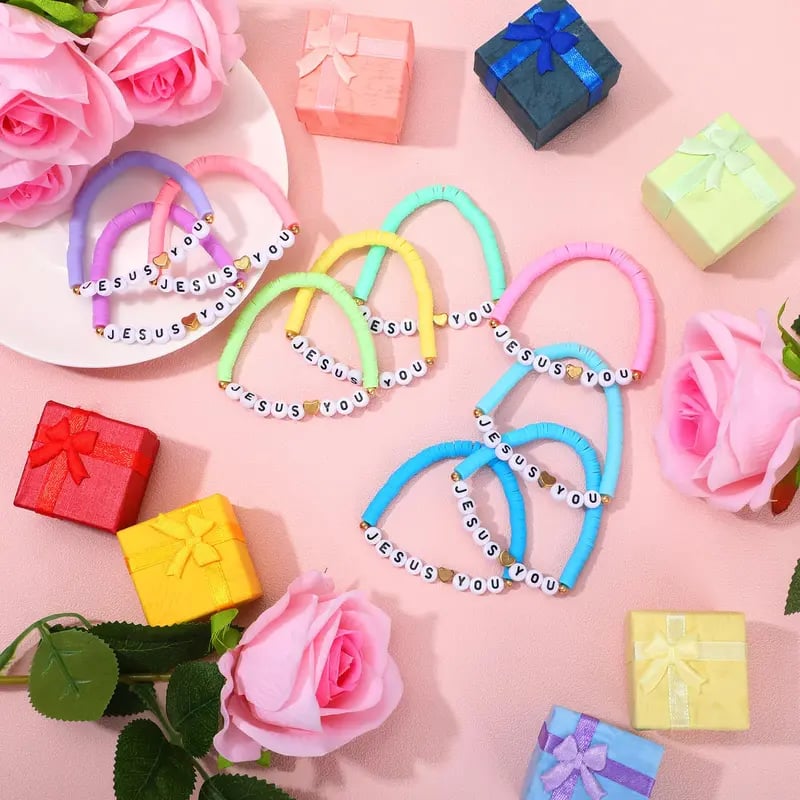 Bracelets « Jésus vous aime » – Cadeaux chrétiens de foi et d'amitié