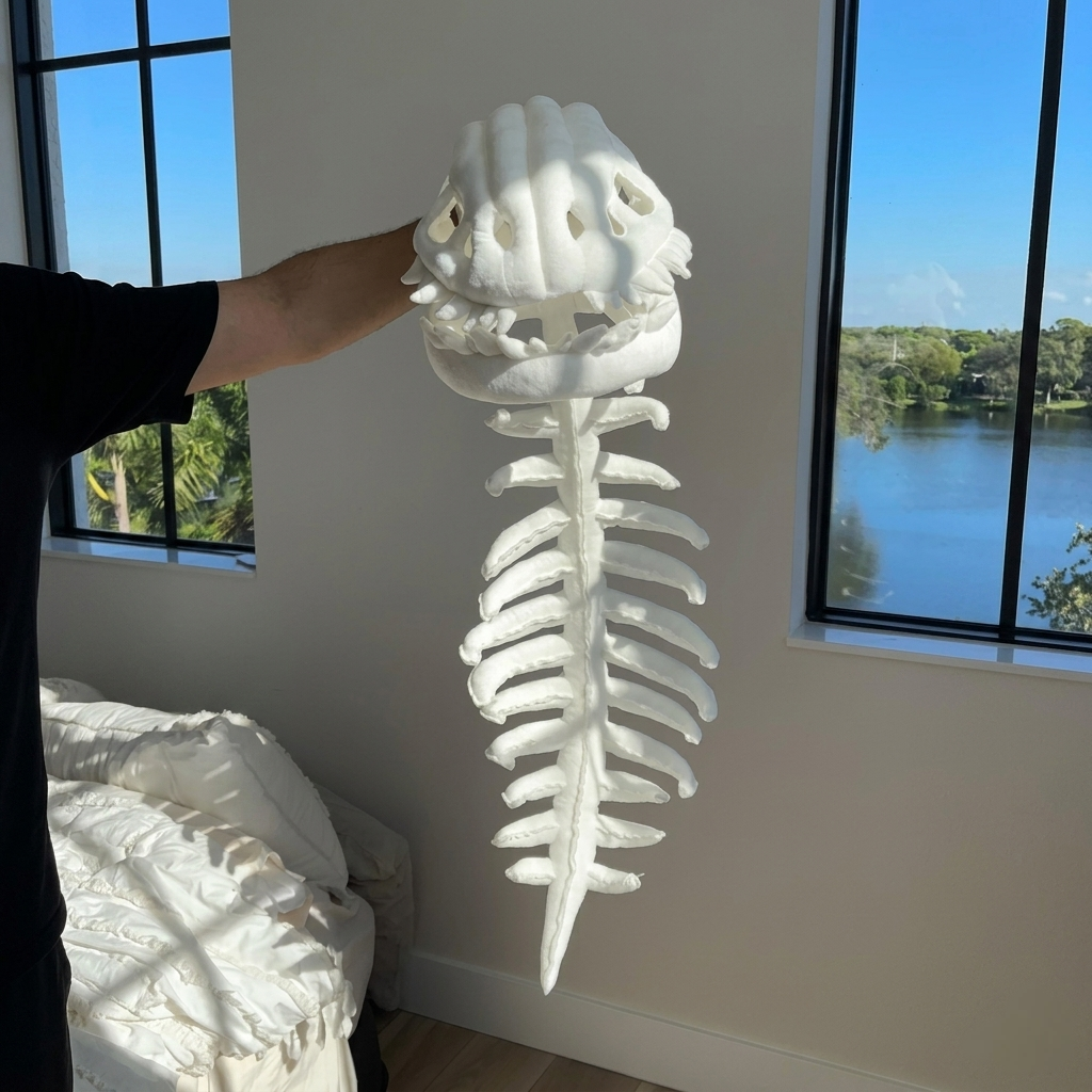 Realistic Dinosaur Skeleton Costume Set