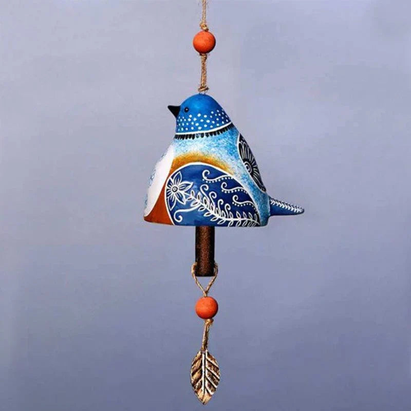 Hand-Painted  Bird wind Chimes