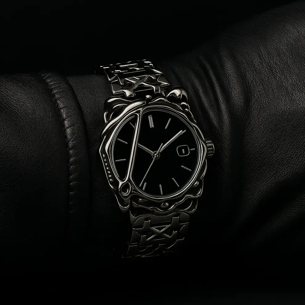 Y2K Claw Design Waterproof Quartz Watch with Luminous Dial