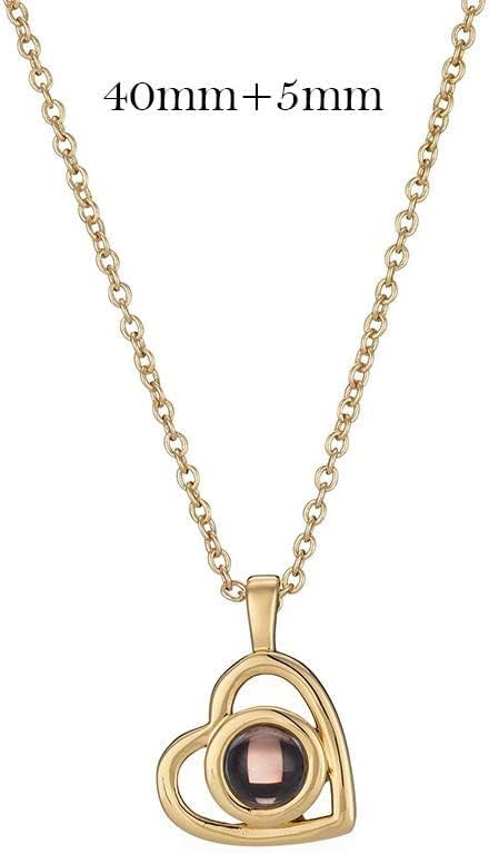 Personalized Picture Projection Necklace for Women