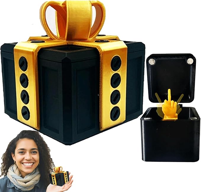 The Prank Box – Hilarious Screw Challenge with Middle Finger Surprise  Perfect Gag Gift for All Occasions!
