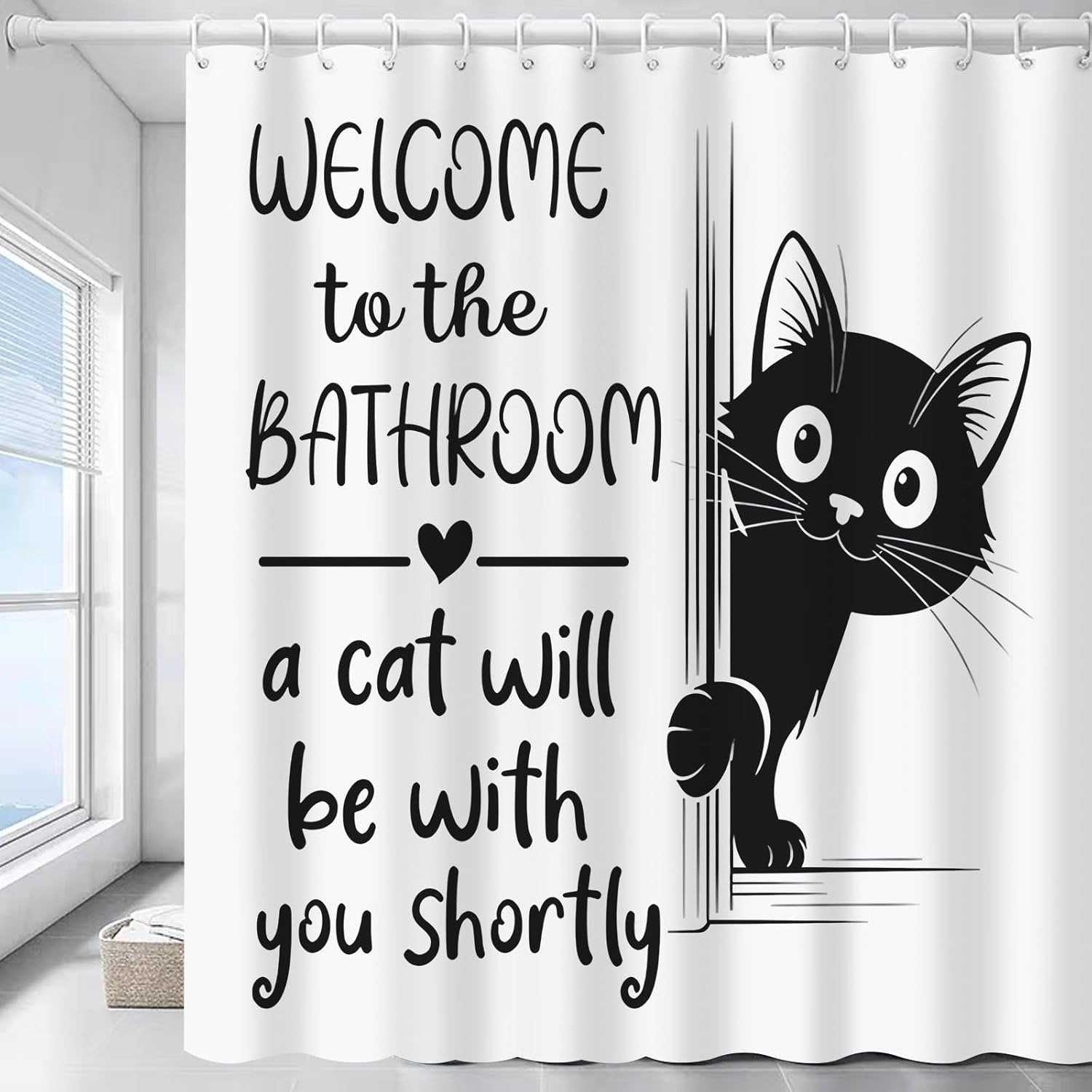 "Are You Pooping?" Donkey Shower Curtain