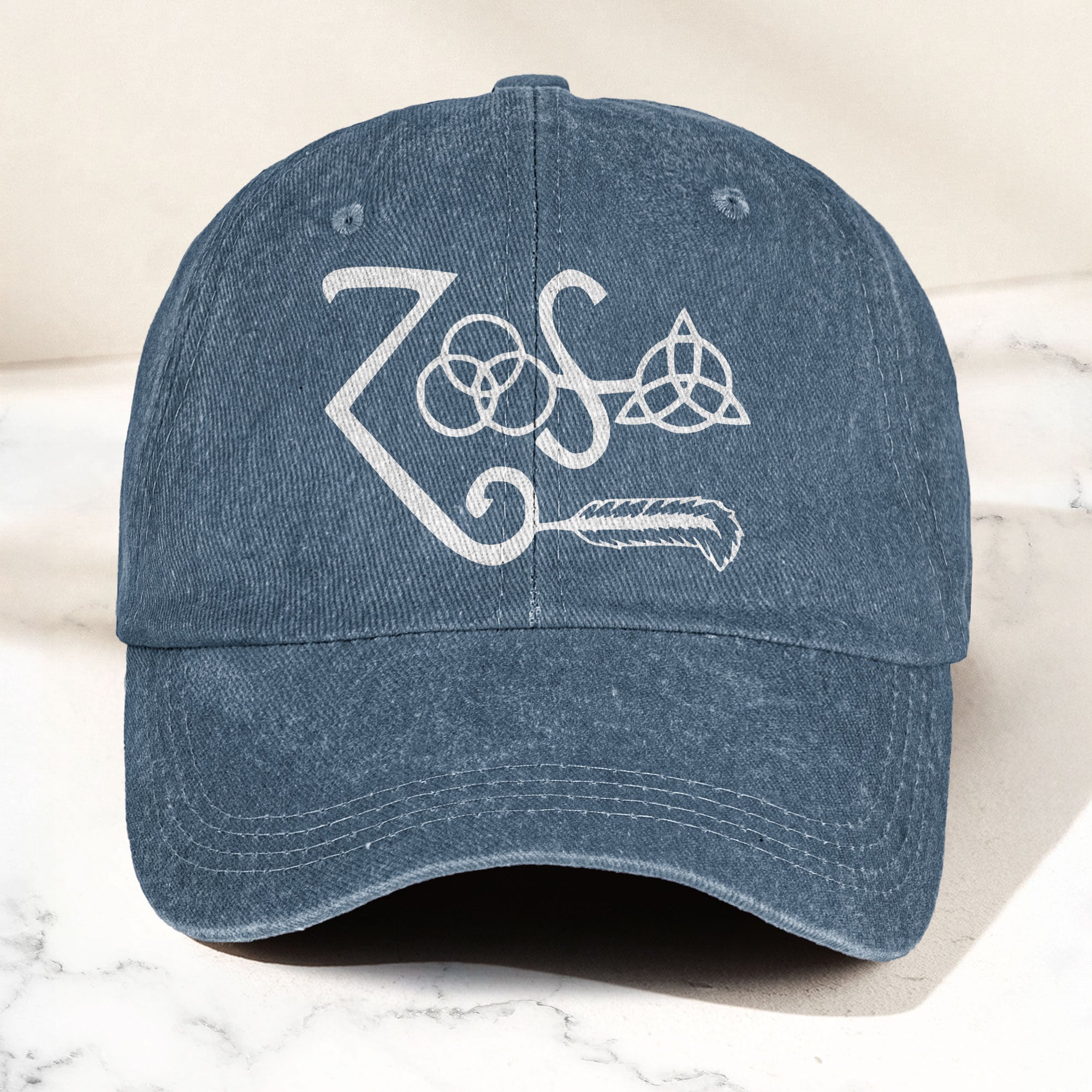 Led Zeppelin Denim Cap – Retro Classic Rock Music Inspired Dad Hat