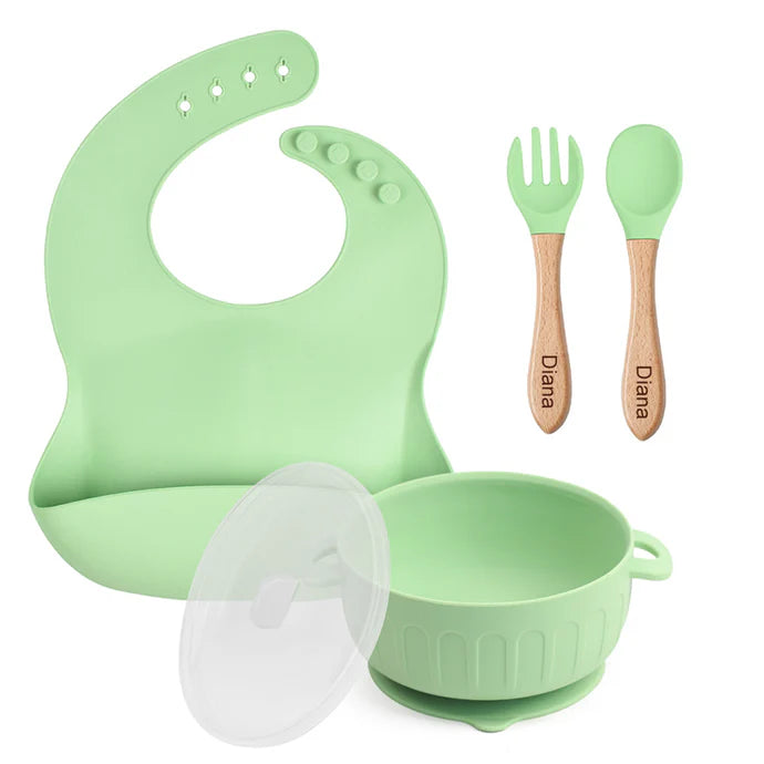 Baby Silicone Feeding Tableware Set