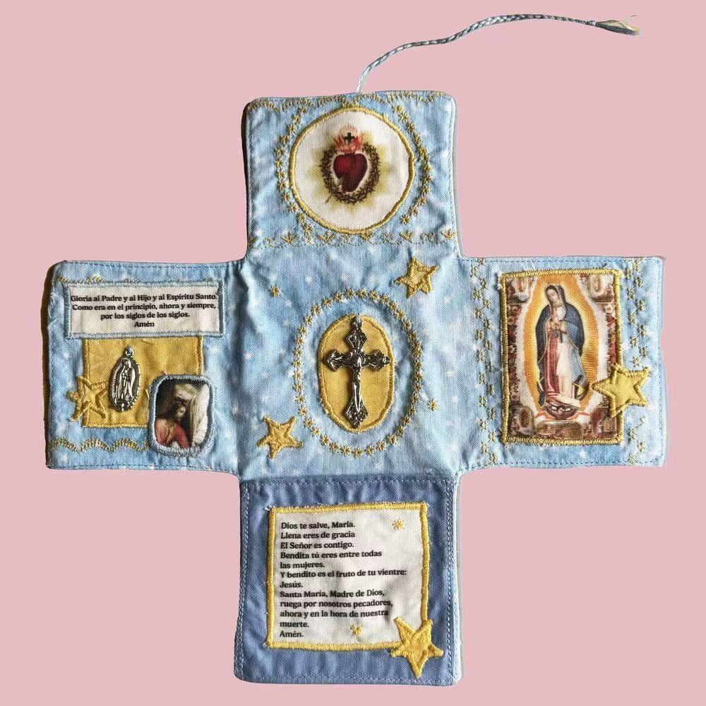 Handmade Catholic Prayer Pocket