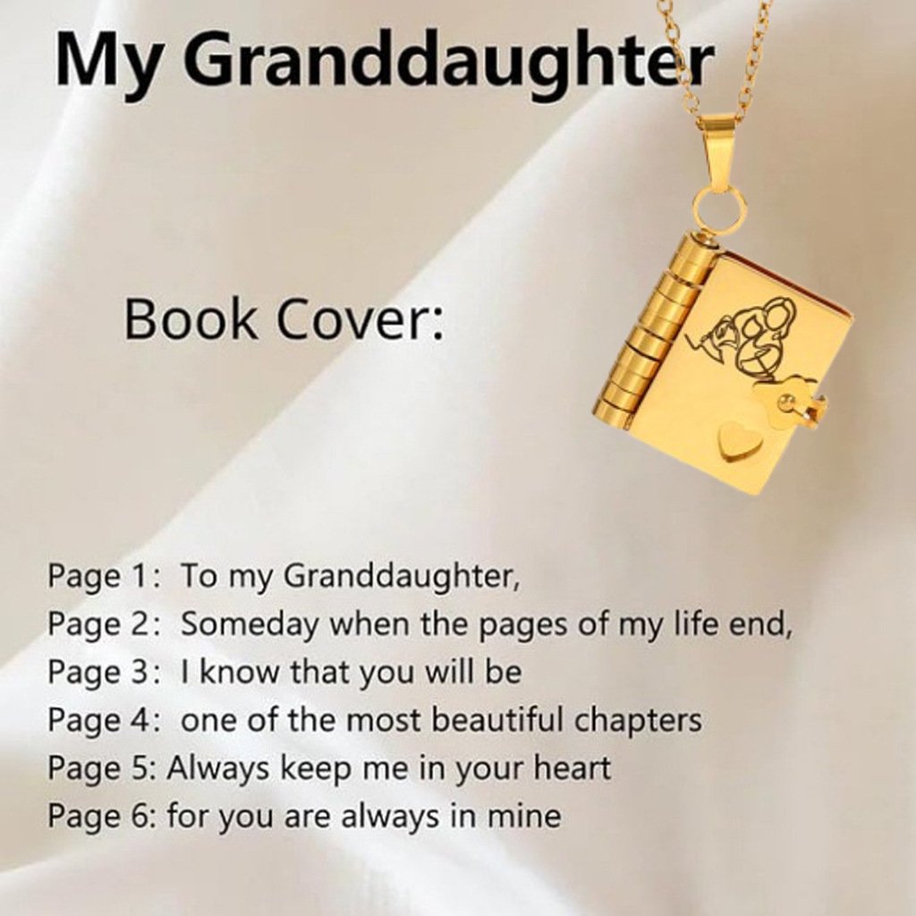 ❤️Pour ma petite-fille – Le plus beau collier-livre à chapitres