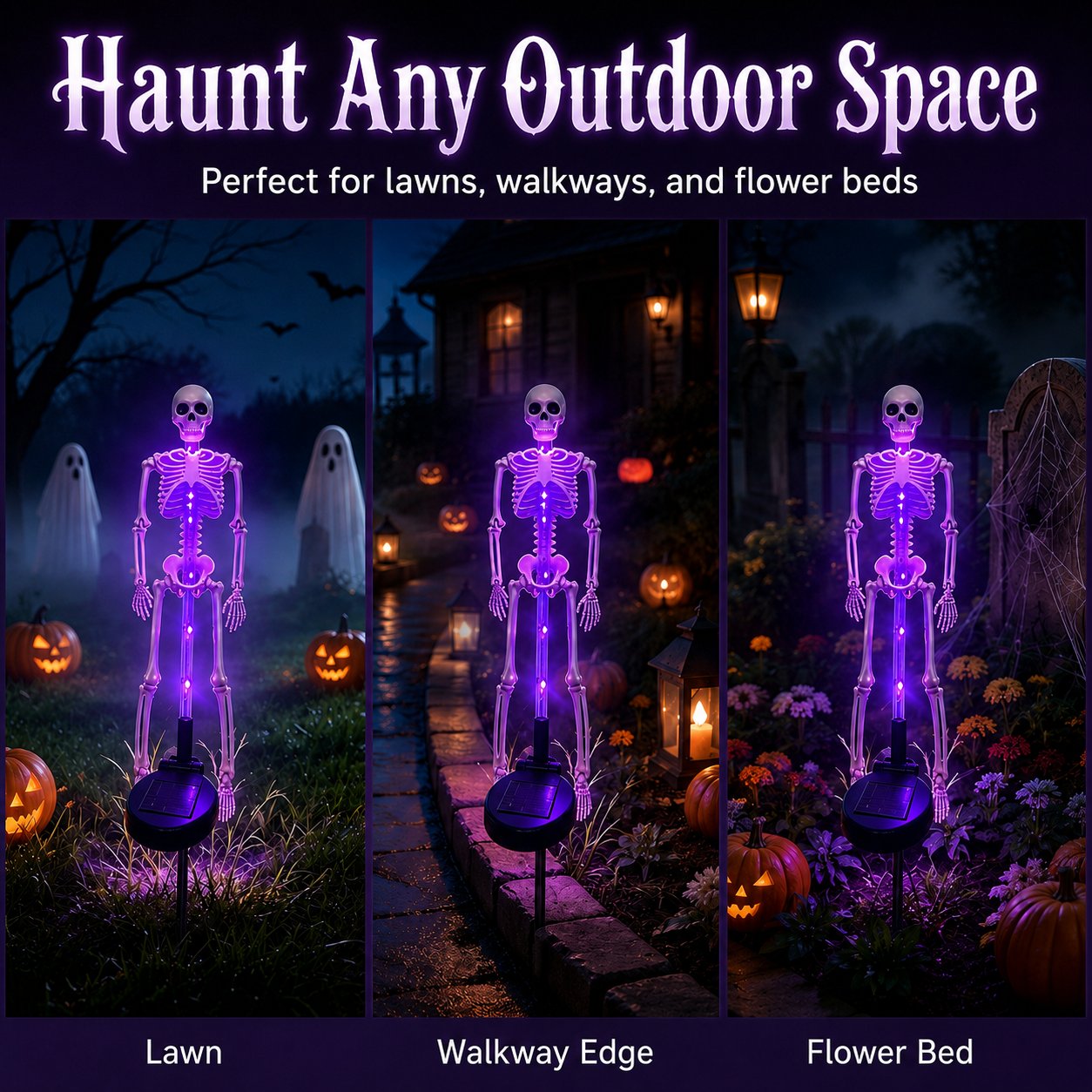 Solar Skeleton Yard Stake