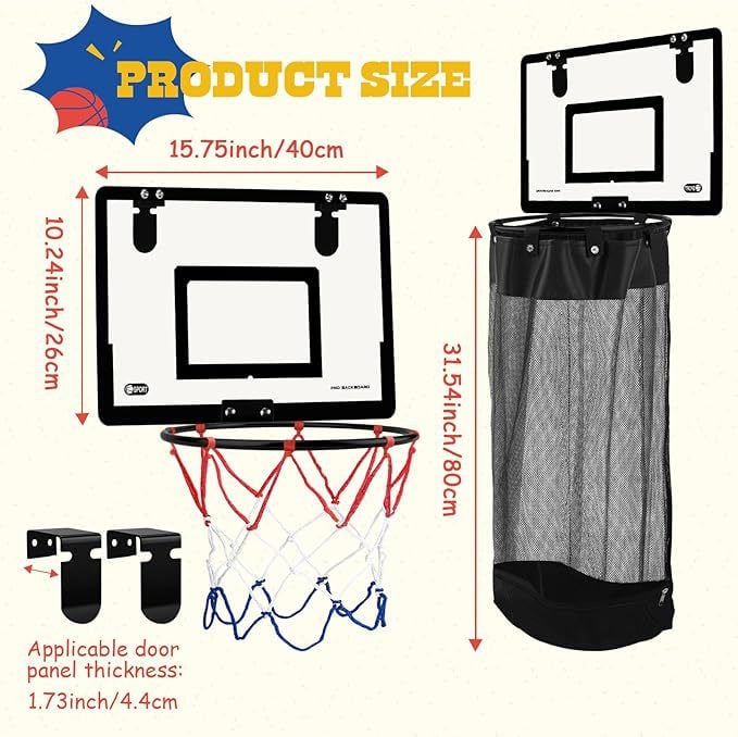 Basketball Shooting Laundry Hamper