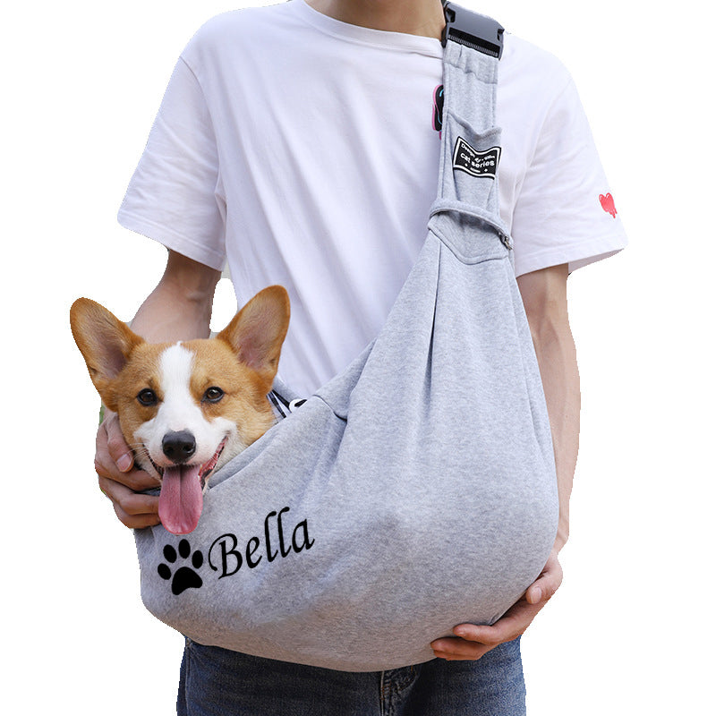 Personalized Pet Hands Free Sling Carrier