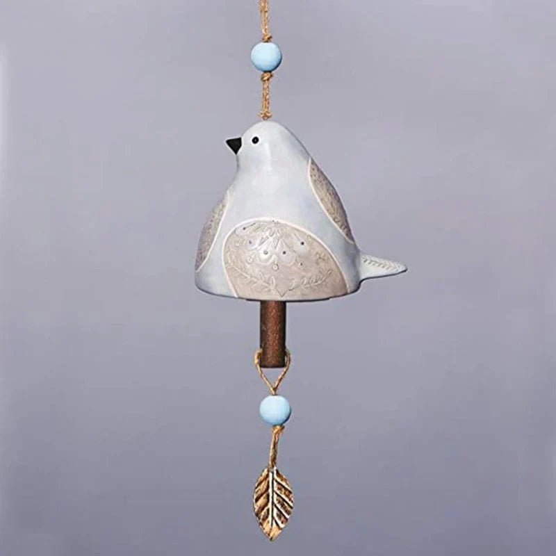 Hand-Painted  Bird wind Chimes