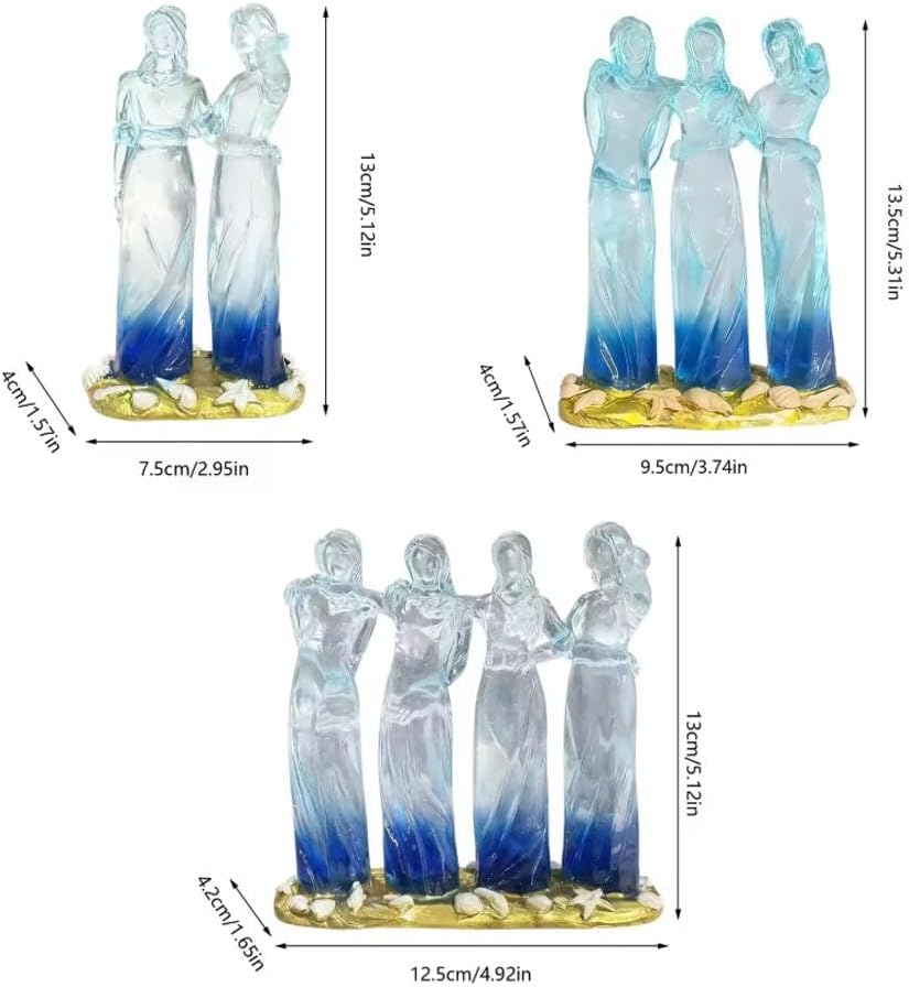 Sisters by My Side, Celebrates Friendships Three Sisters Sculpture