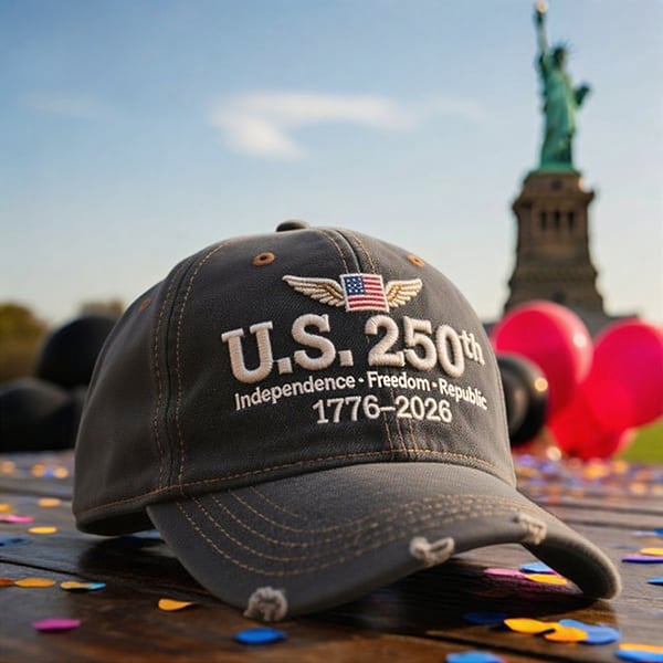 U.S. 250th Anniversary Retro Washed Baseball Cap