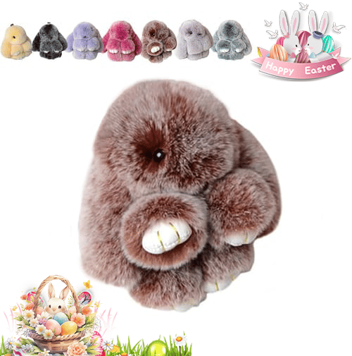 🐰Easter Cute Bunny Plush Keychain