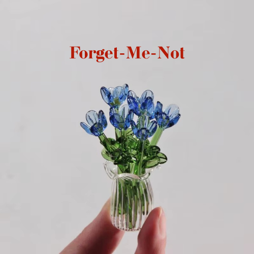 Miniature Forever Flowers | Mini Glass Flower Bouquet Gift