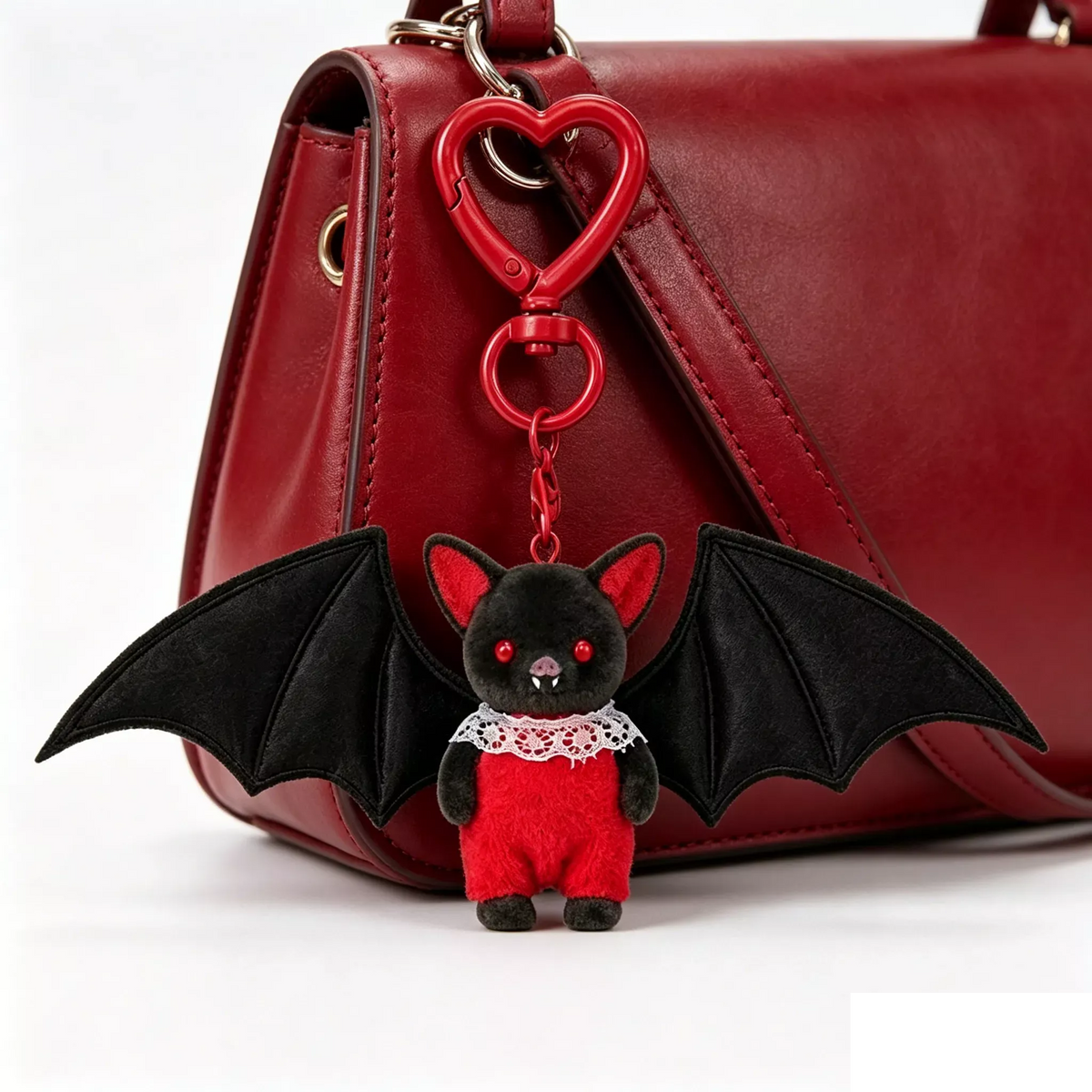 Halloween Cute Black Bat Baby Keychain