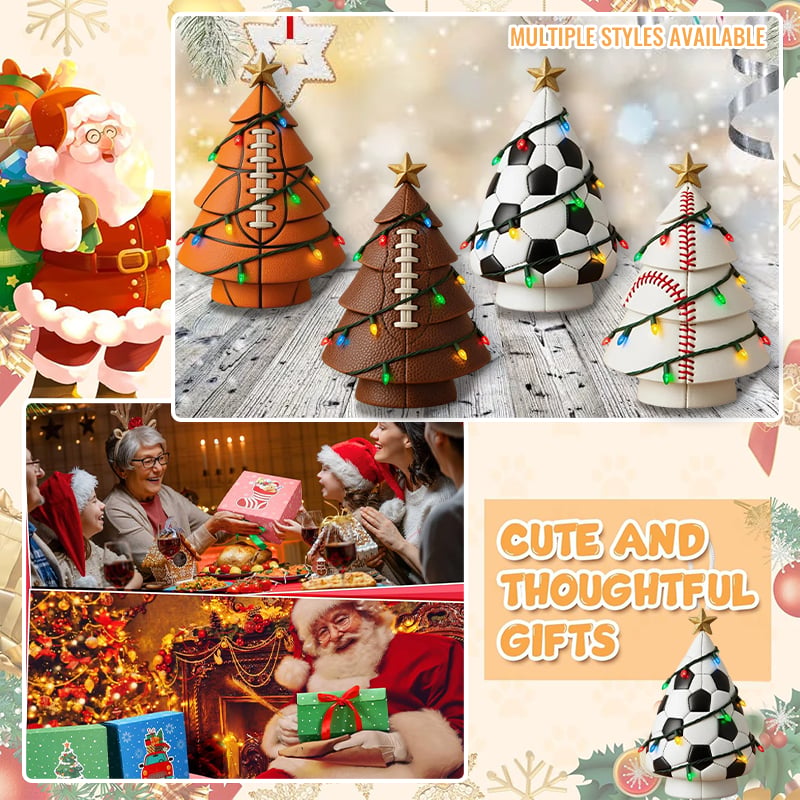 Fun  Sports Ball Christmas Tree Decorations