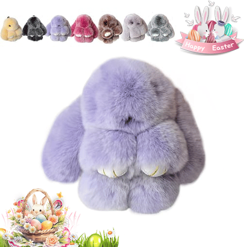 🐰Easter Cute Bunny Plush Keychain