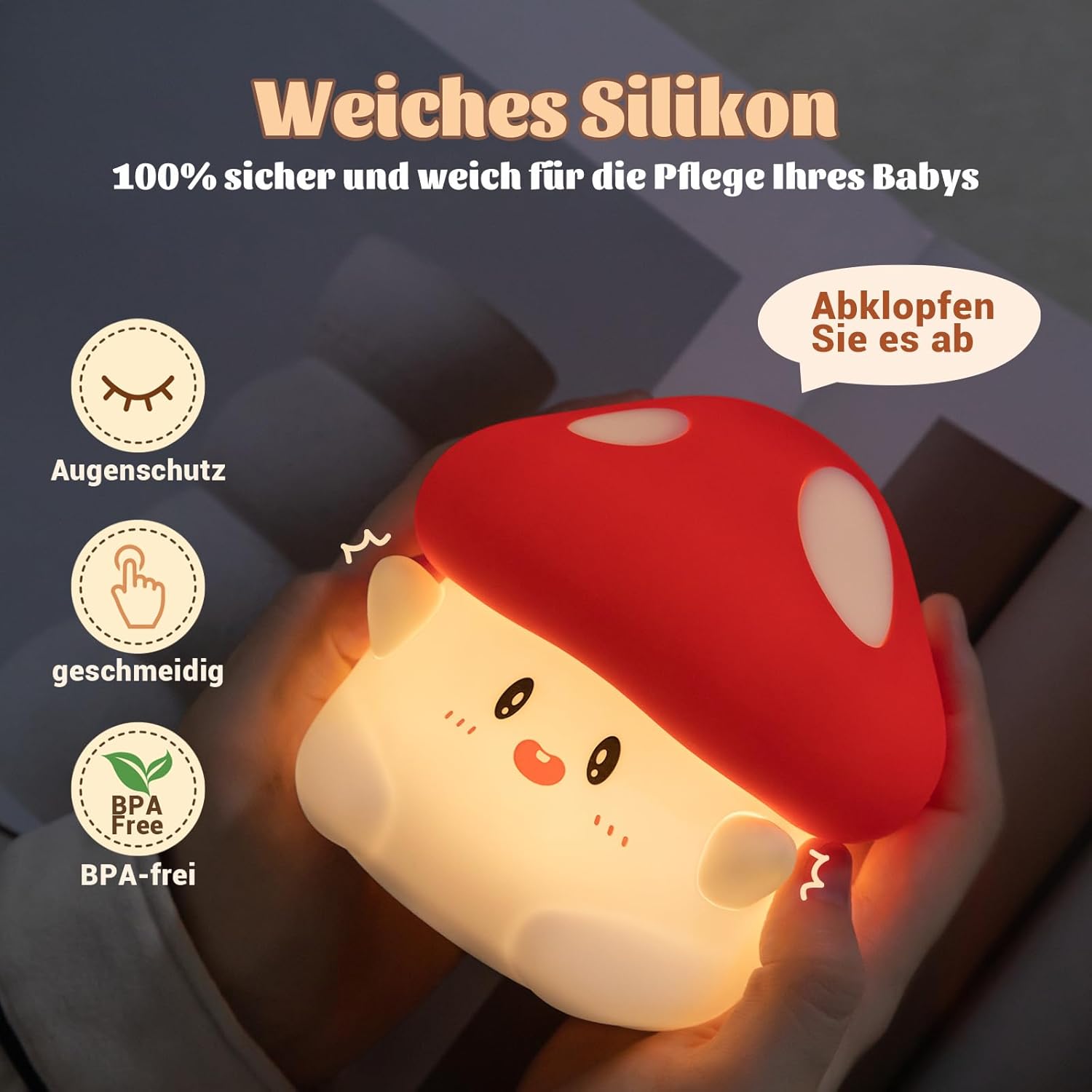 Penguin Silicone Night Light for Kids