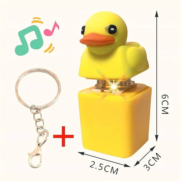 Animal Concert Button Keychain - Real Sound & LED Light