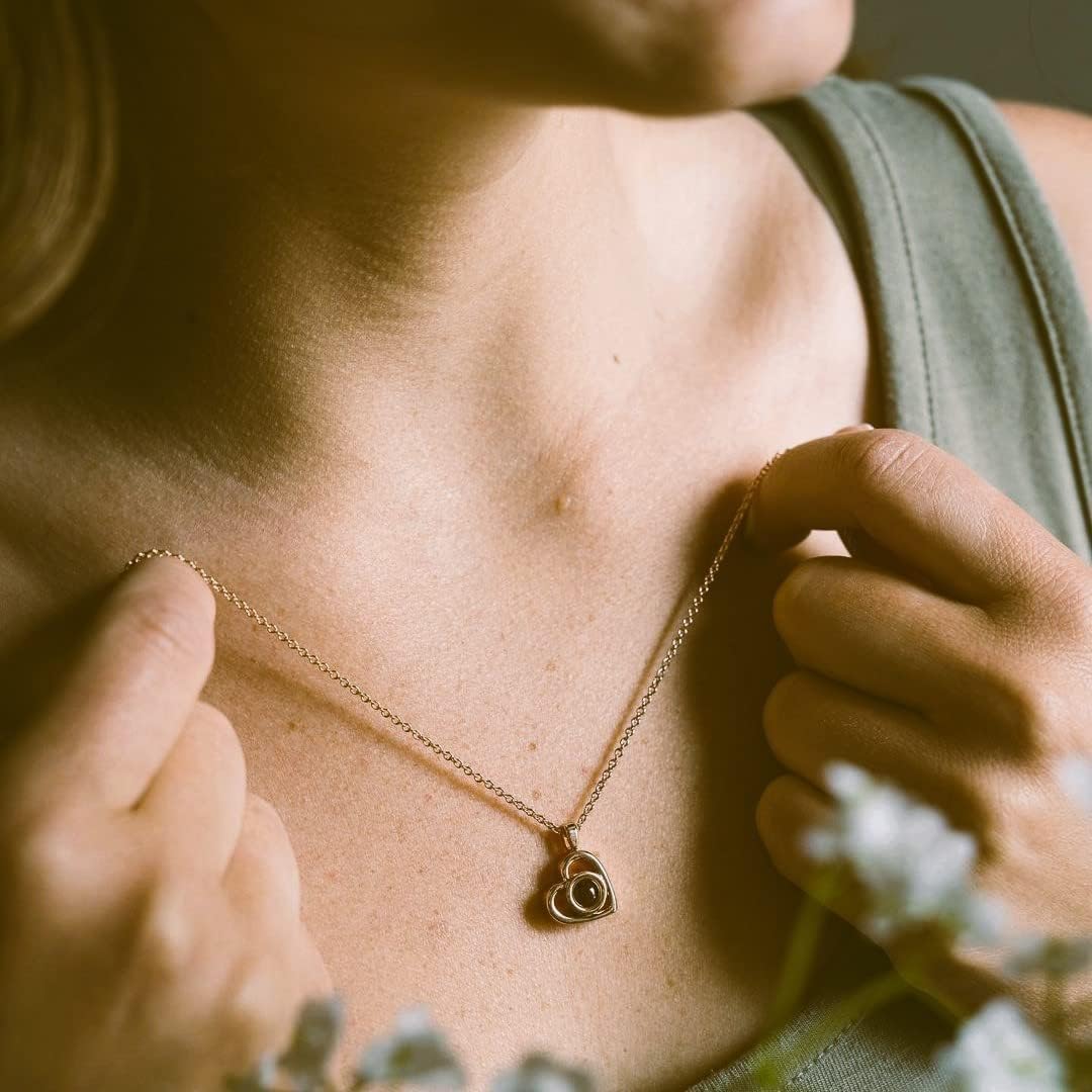 Personalized Picture Projection Necklace for Women