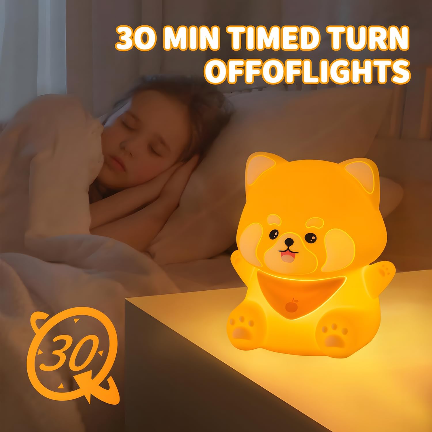 Penguin Silicone Night Light for Kids