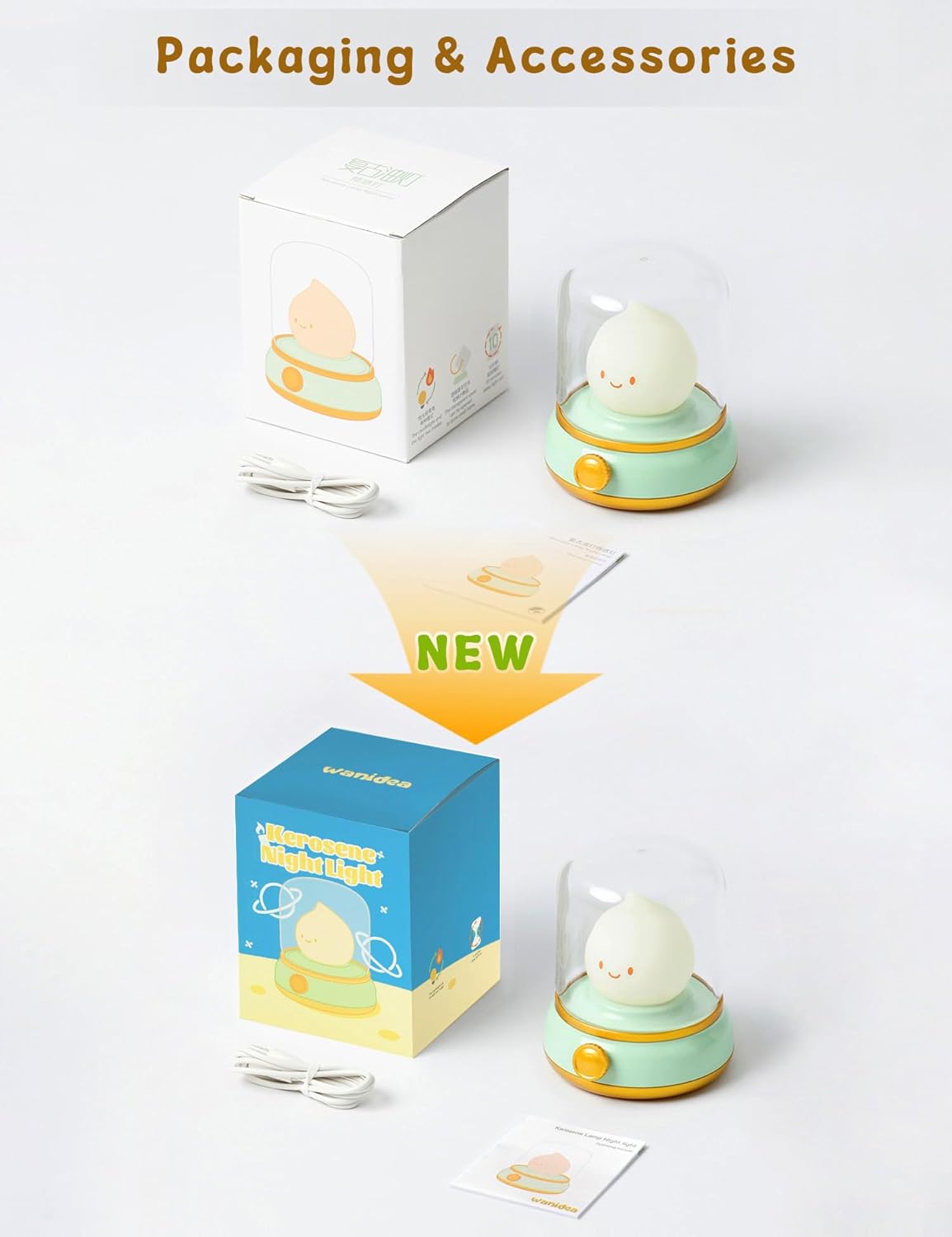 Retro Rechargeable Night Light