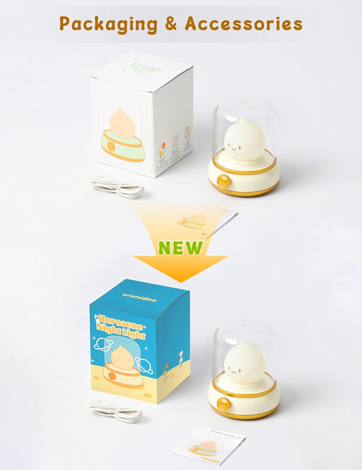 Retro Rechargeable Night Light