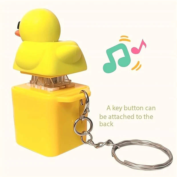 Animal Concert Button Keychain - Real Sound & LED Light