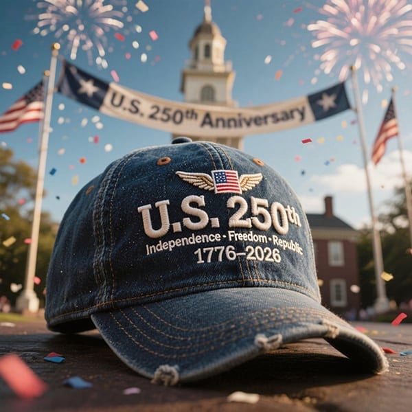 U.S. 250th Anniversary Retro Washed Baseball Cap