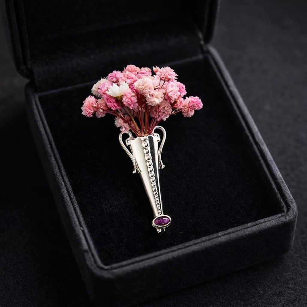 Broche Vase
