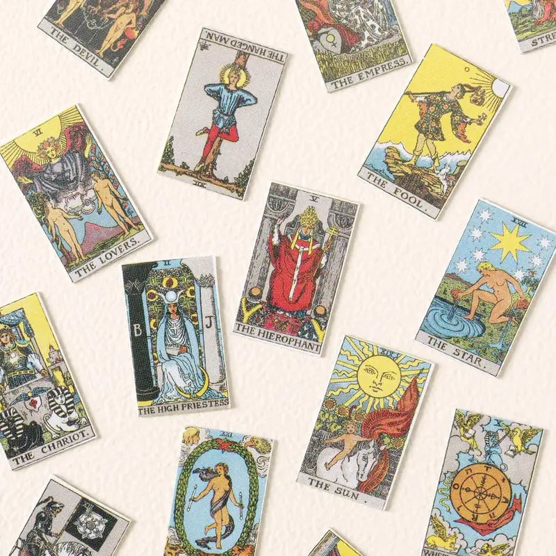 Tiny Tarot Deck Necklace