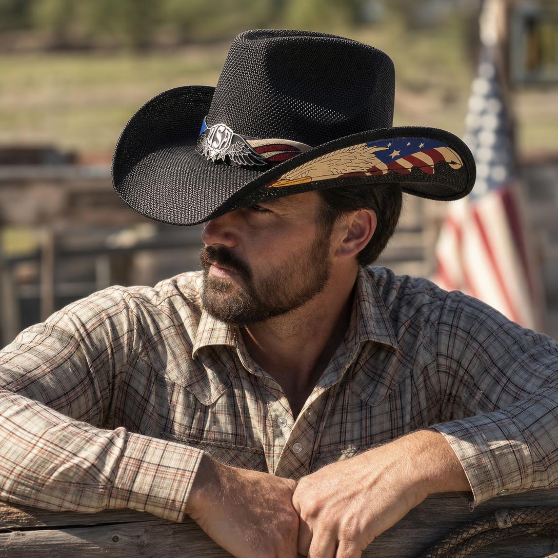 America 250 Patriot Cowboy Hat – Patriotic Western Hat