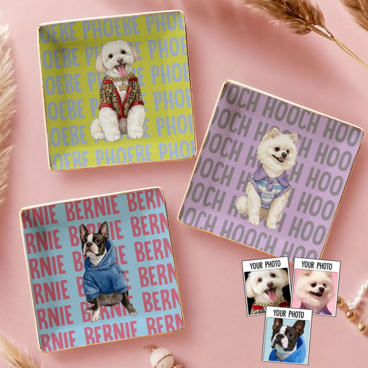 Dog Lover Watercolor - Personalized Jewelry Dish