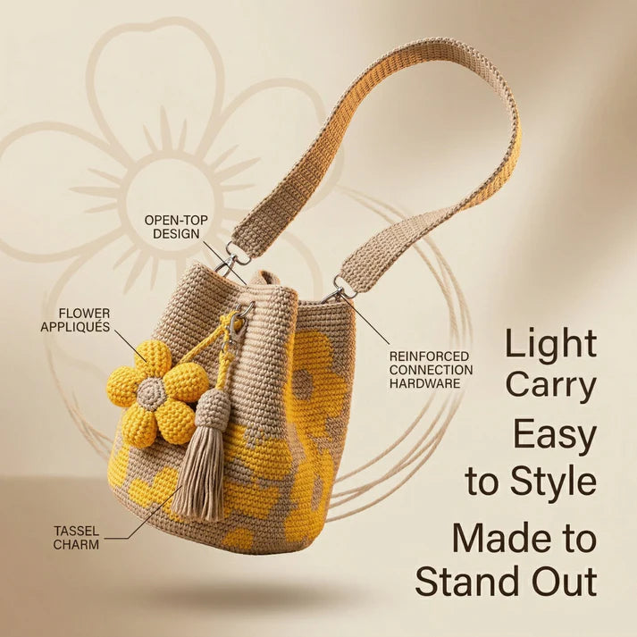 Flower Crochet Bag