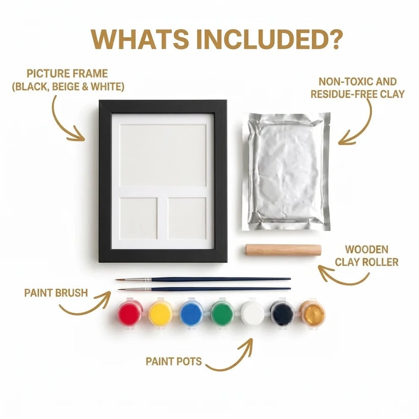 Pet Nose & Paw Print Keepsake Frame Kit