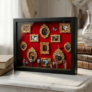 Cadre "Museum of Us" – Cadeau personnalisé pour couple – Joli cadeau miniature pour musée – Cadeau significatif – Saint-Valentin – Fête des Mères – Cadeau d'anniversaire