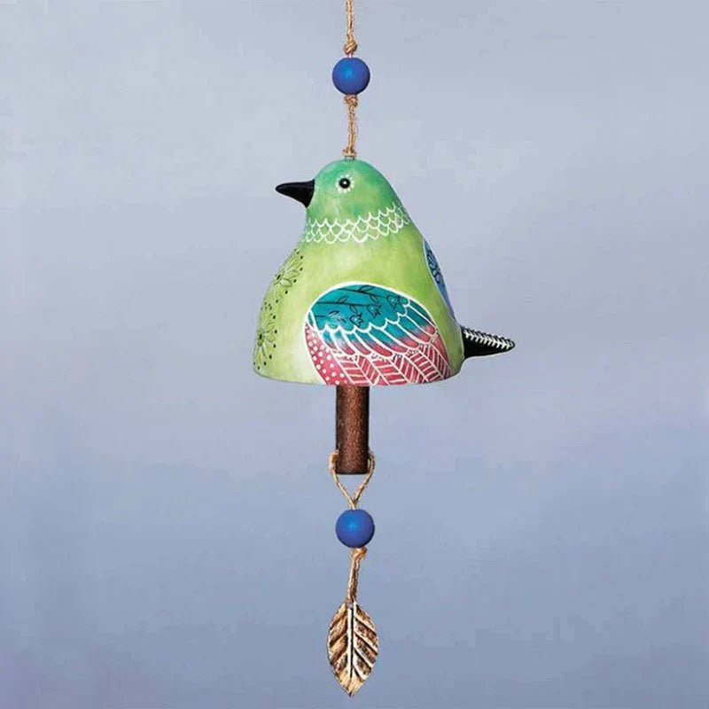 Hand-Painted  Bird wind Chimes