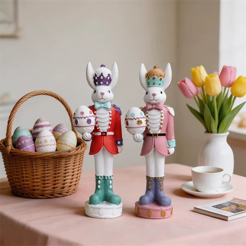 Easter Bunny Nutcracker – A Charming Touch of Spring