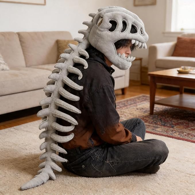 Realistic Dinosaur Skeleton Costume Set
