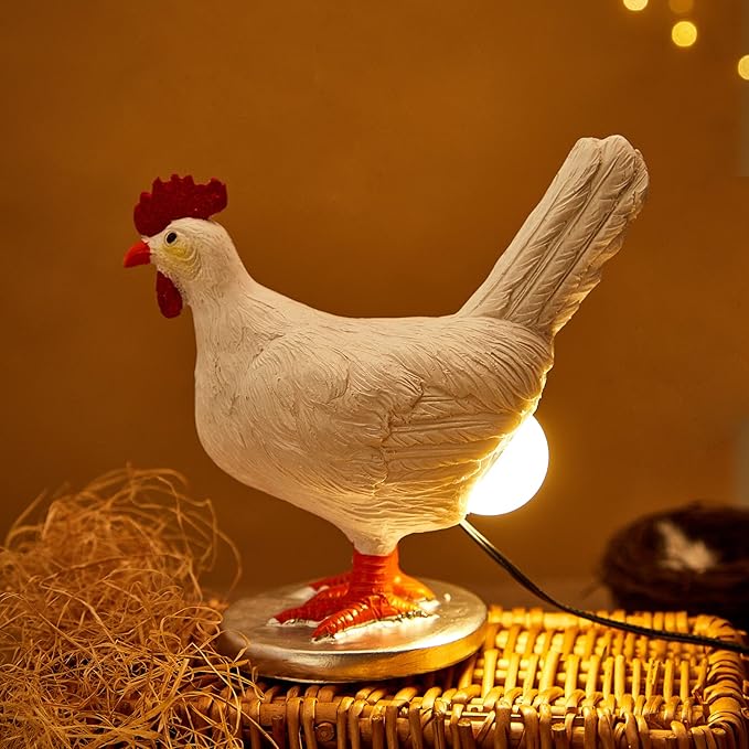 Chicken Egg Lamp Funny Lifelike Night Light