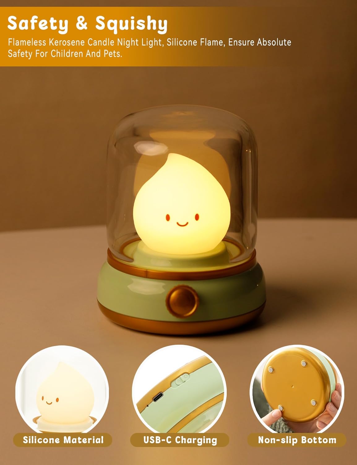 Retro Rechargeable Night Light