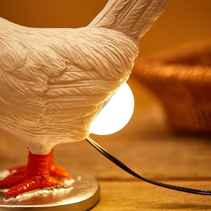 Chicken Egg Lamp Funny Lifelike Night Light