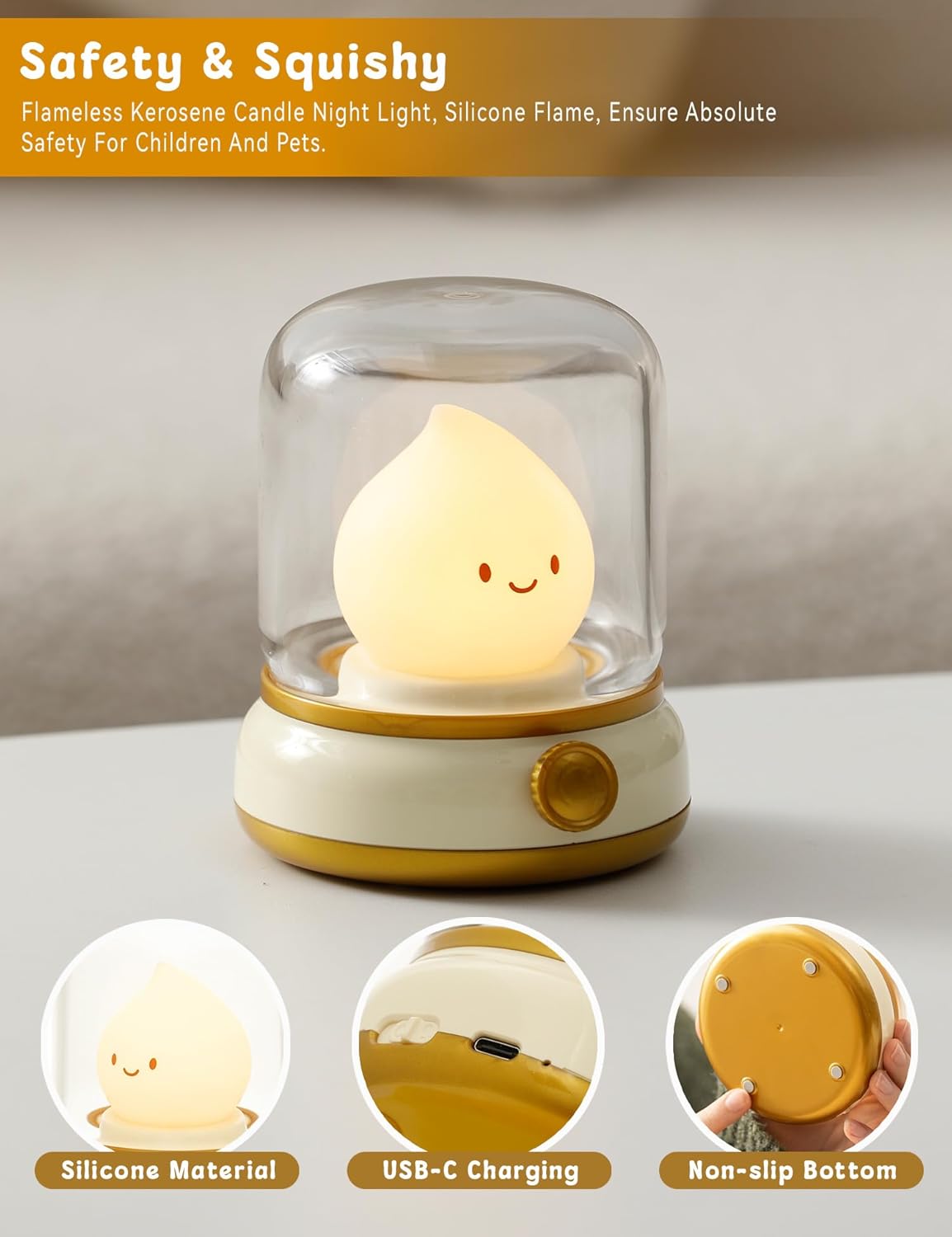 Retro Rechargeable Night Light